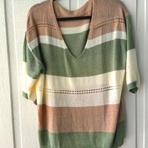 Knit Vneck Sweater